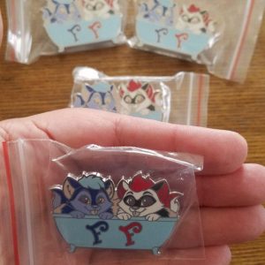 Chara Pins #21 - Fuzzy Feelings Enamel Pin